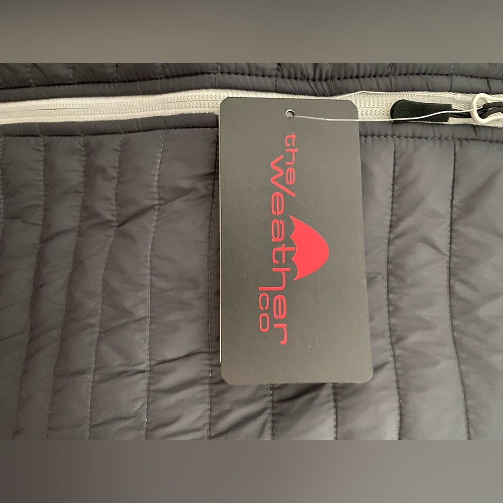 THE WEATHER CO. WOMENS Black and Gray Hooded Jacket - Picture 10 of 15